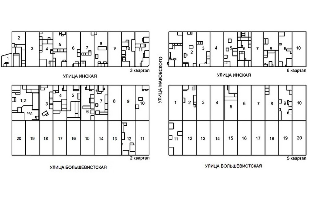 Схема исторического квартала