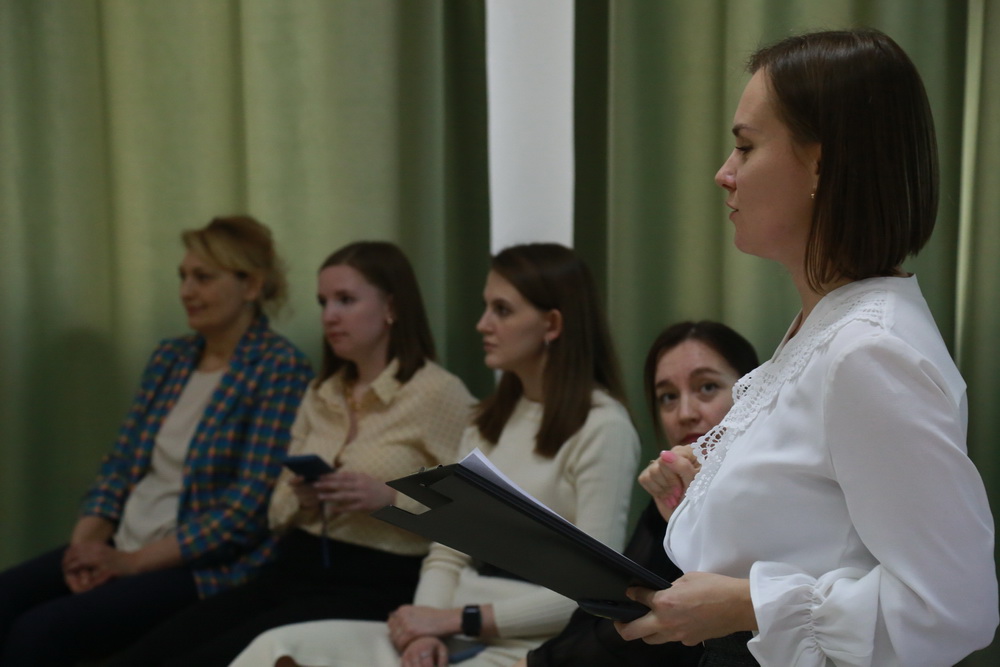 На хакатоне «Семья? Когда-нибудь точно!». Октябрь 2022 года