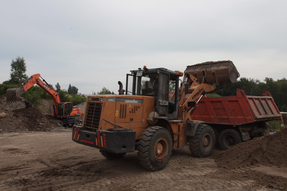 Будущий парк у Каменки. Июль 2023 года