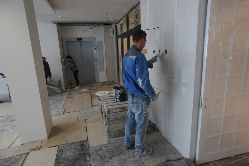 Реконструкция здания для театра Афанасьева. Июнь 2022 года