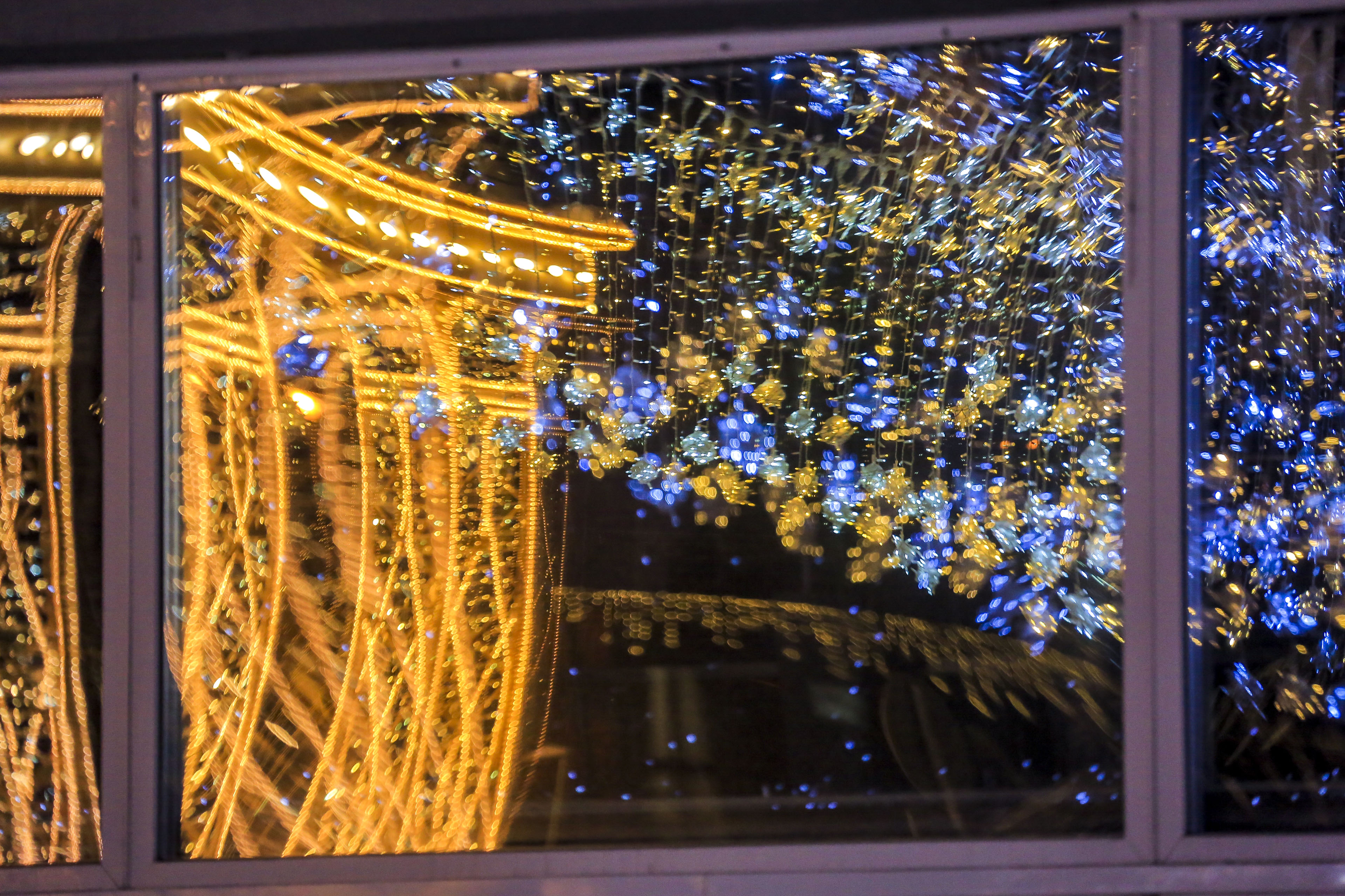 Новосибирск новогодний: улица Ленина