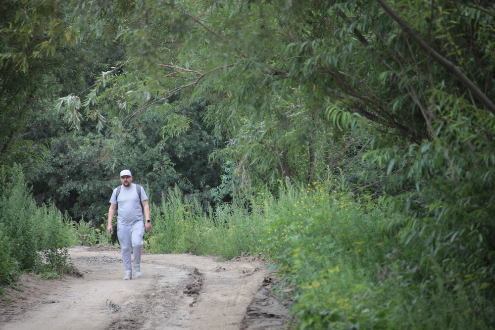 Будущий парк у Каменки. Июль 2023 года