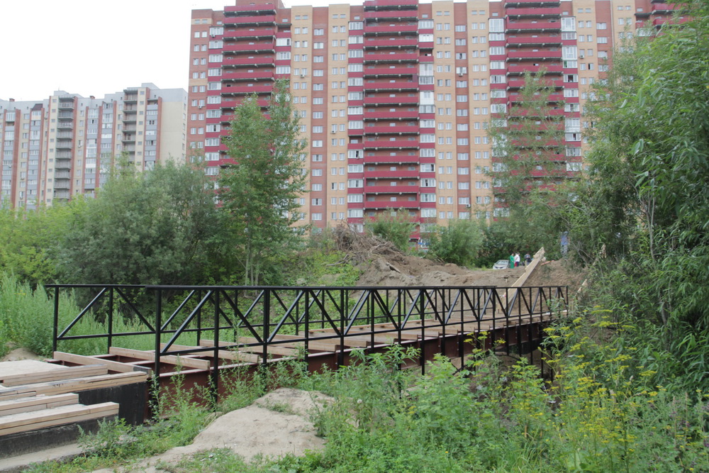 Будущий парк у Каменки. Июль 2023 года