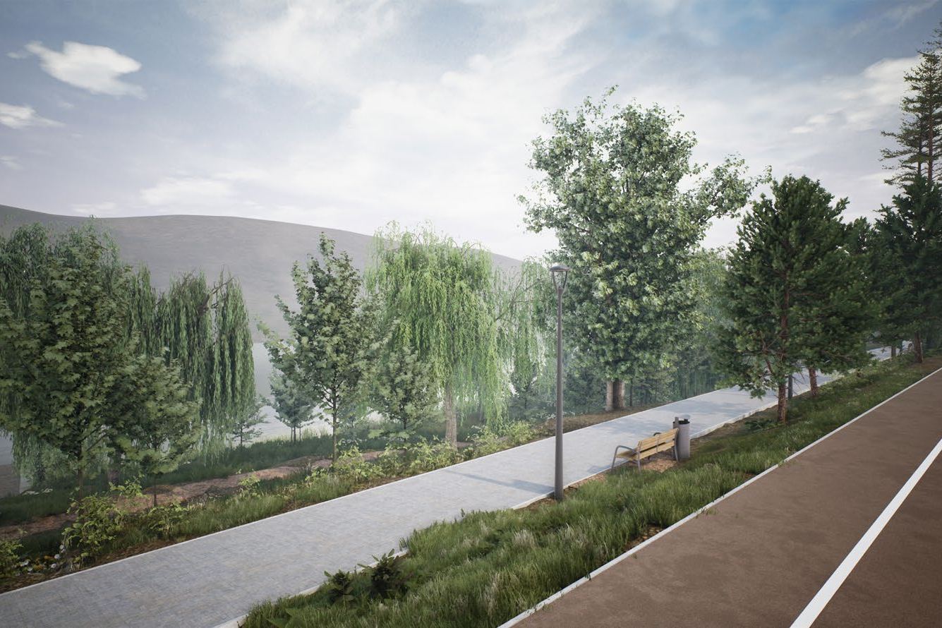 Каким запланировали парк на реке Ине