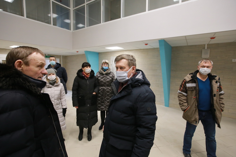 Гимназия №3 в Академгородке. Декабрь 2021 года