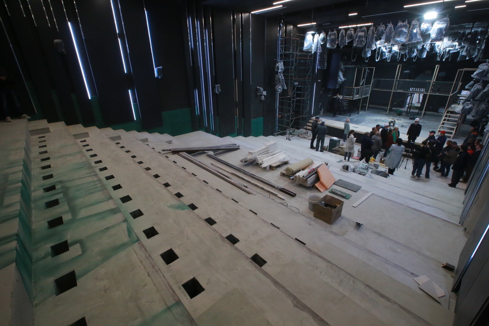 Реконструкция здания для театра Афанасьева. Июнь 2022 года