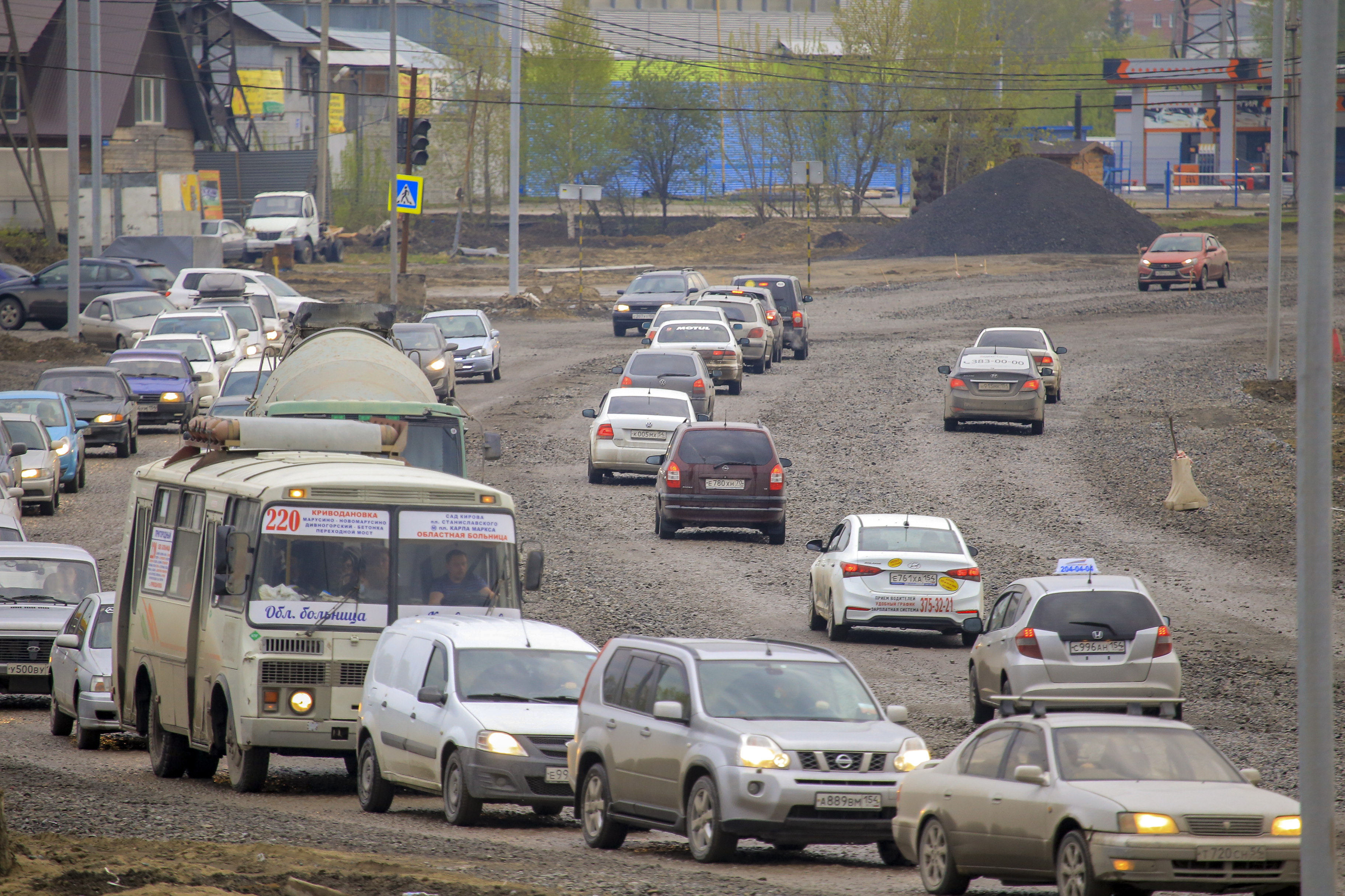 Процесс реконструкции улицы Большой (апрель 2020 года)