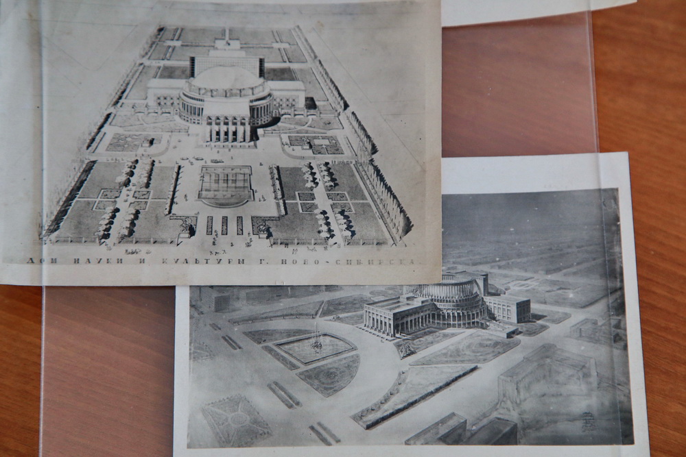 Строительство оперного театра, рабочие эскизы