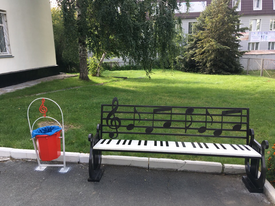 Музыкальная лавочка и её установка