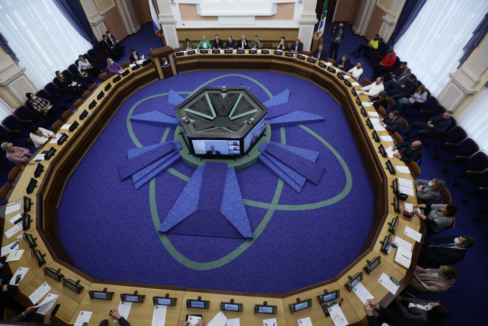 На заседании рабочей группы по водно-зелёному каркасу города