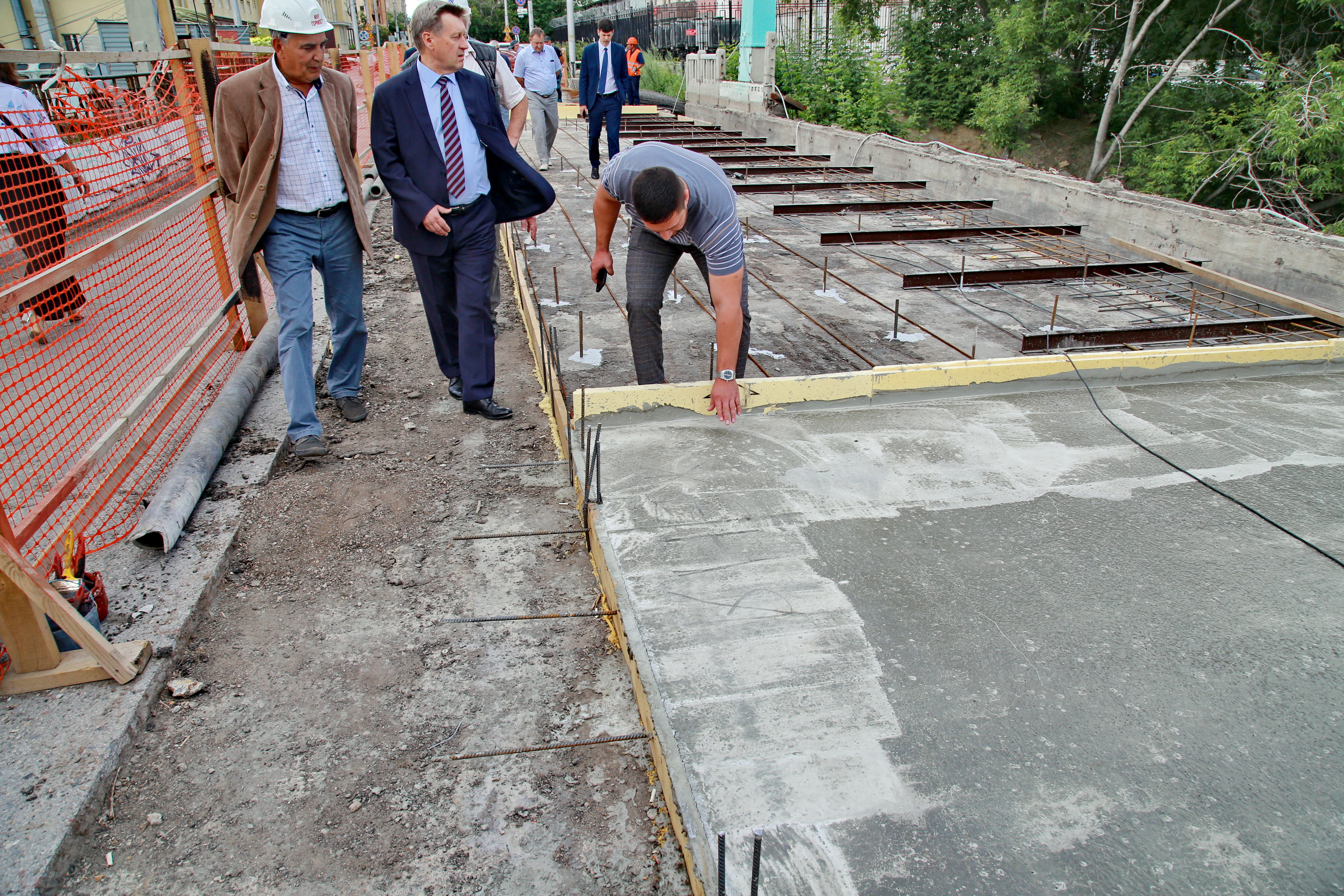 Ремонт Сибревкомовского моста. Июль 2022 года