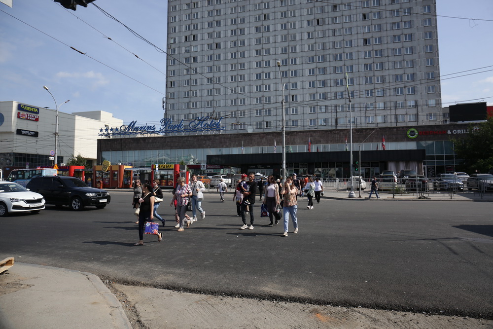 Ремонт Вокзальной магистрали. Август 2021 года