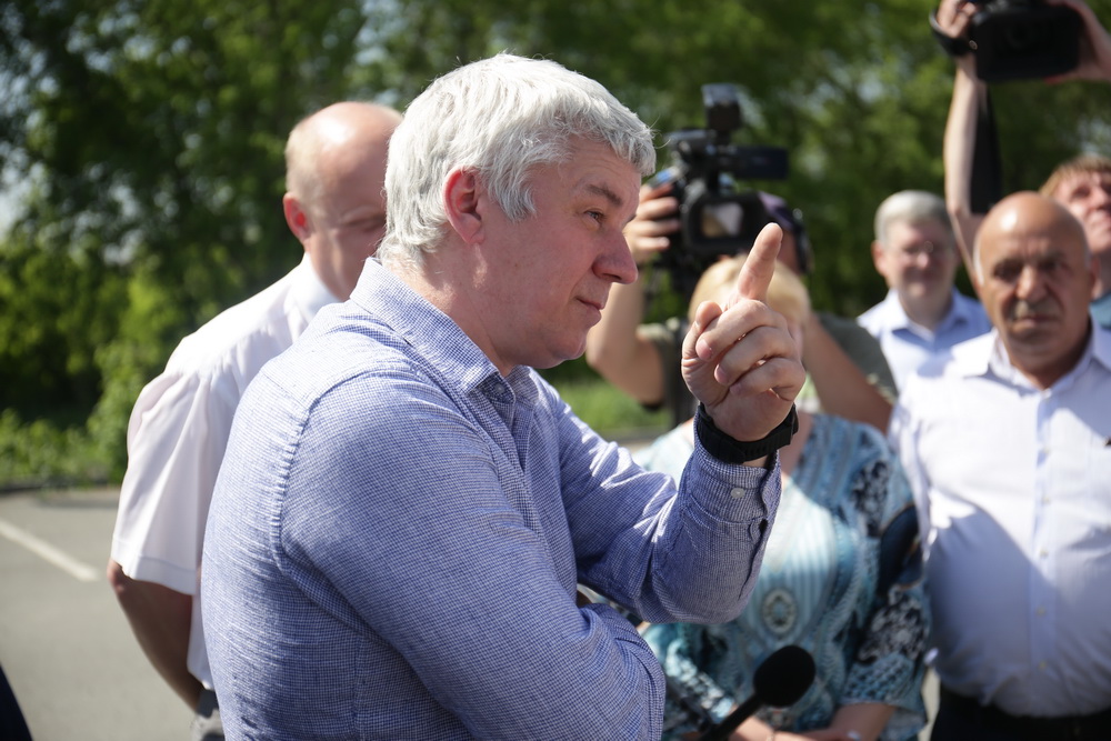 Ремонт улицы Петухова. Июнь 2021 года