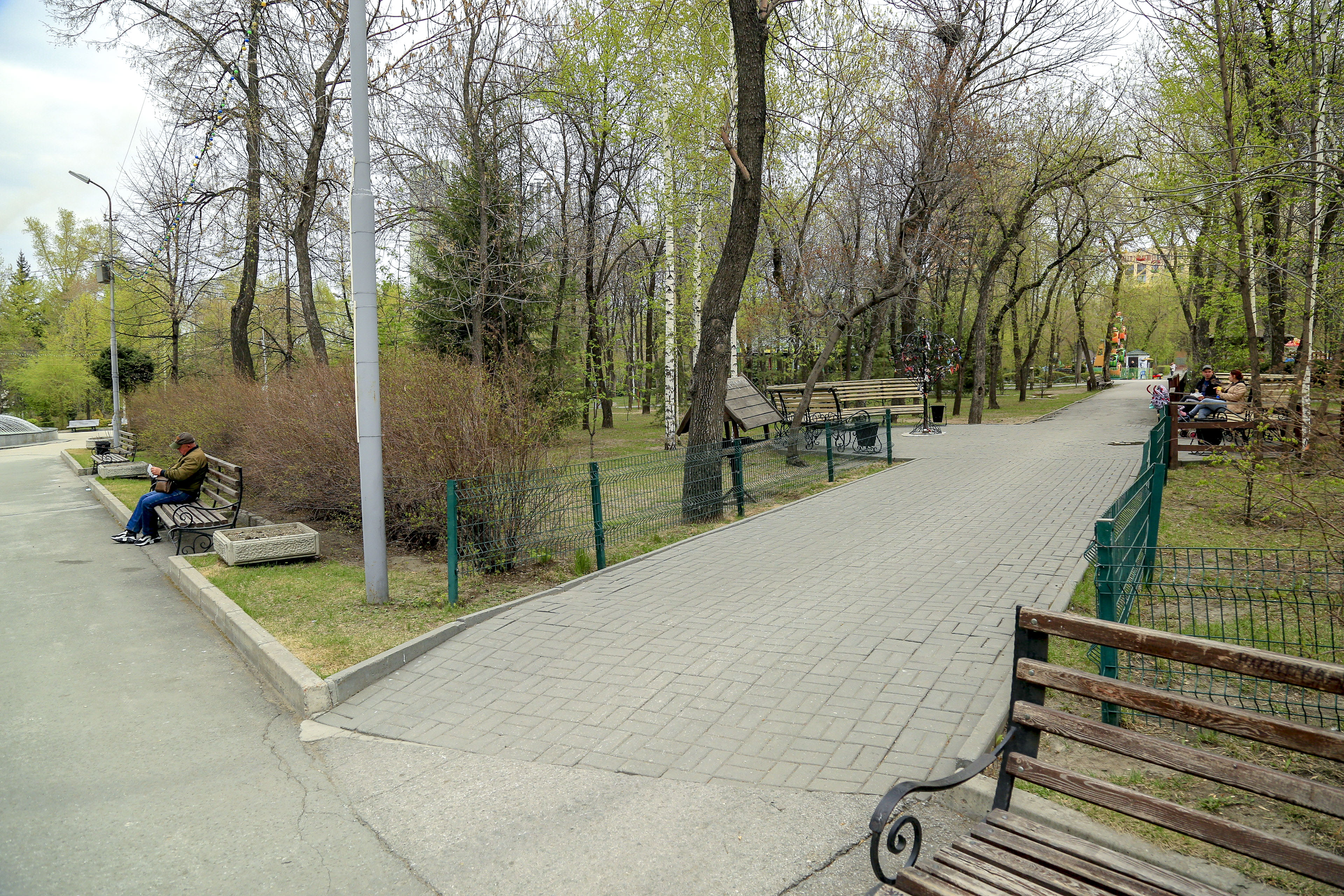 Так парк Кирова выглядит сейчас. Май 2023 года
