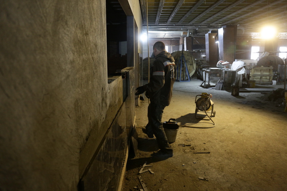 Строительство станции «Спортивная». Апрель 2022 года