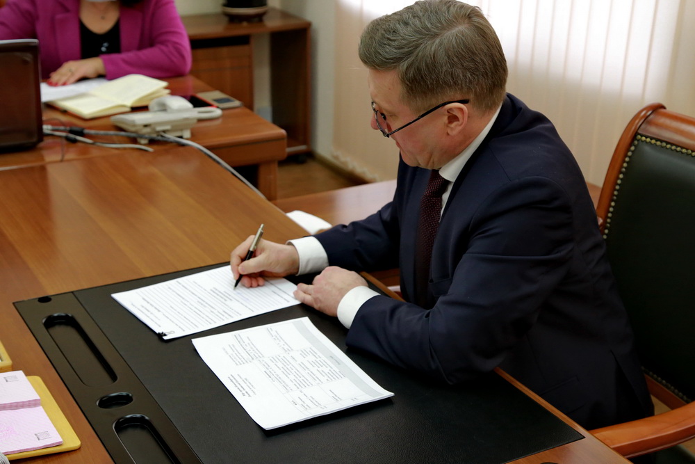 На личном приёме у мэра Новосибирска Анатолия Локтя