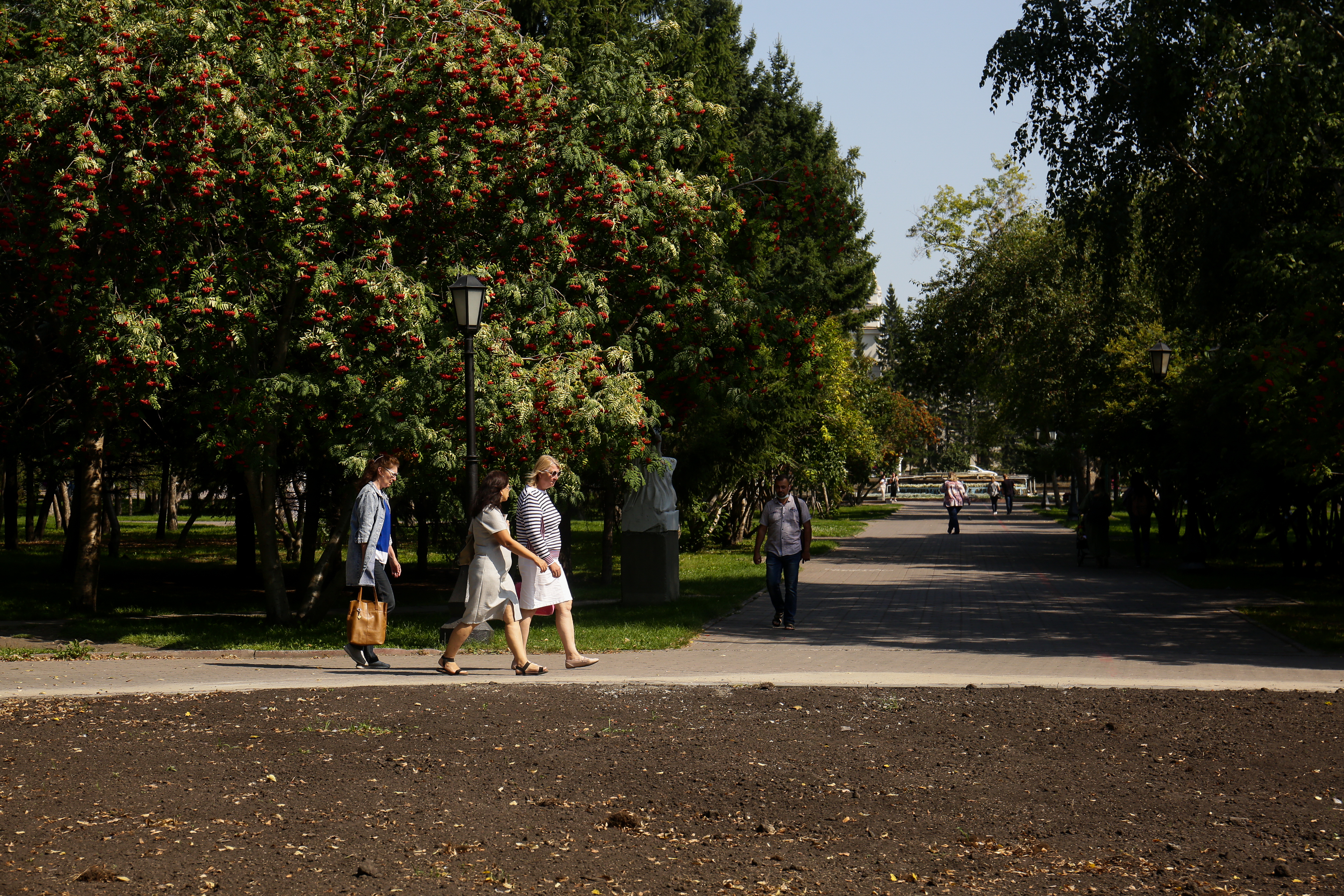 Первомайский сквер. Август 2021 года