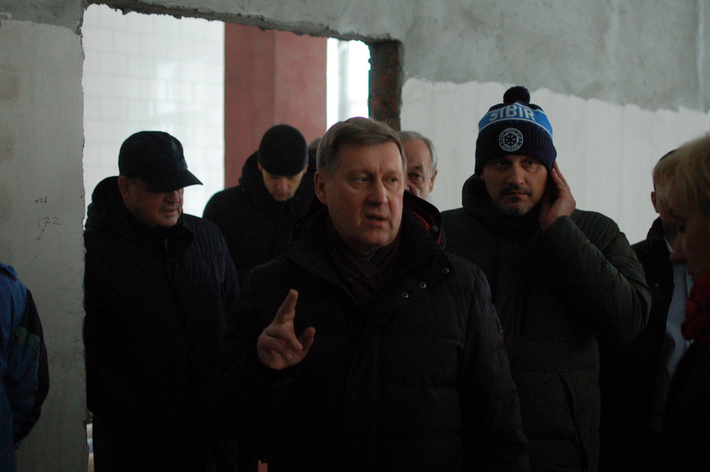 Стройка школы №54. Ноябрь 2022 года