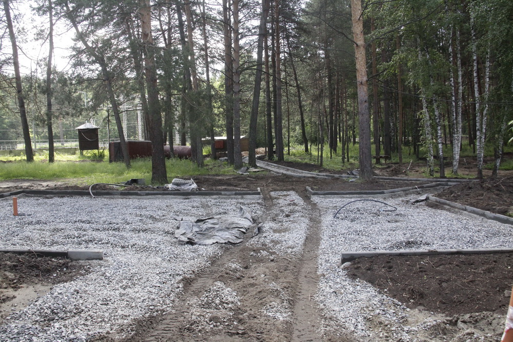 Реконструкция Заельцовского парка. Июль 2021 года