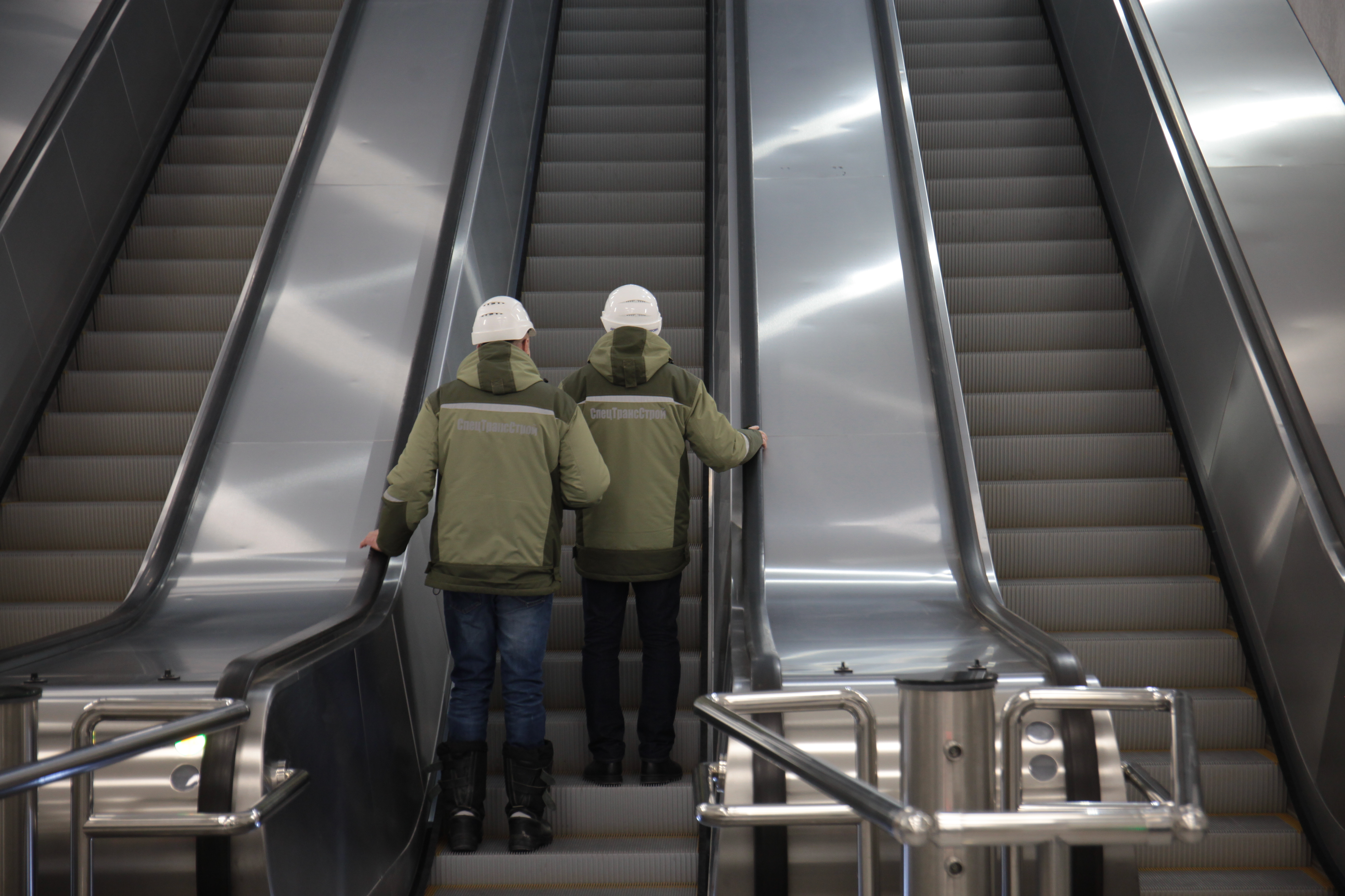 Станция метро «Спортивная». Январь 2023 года