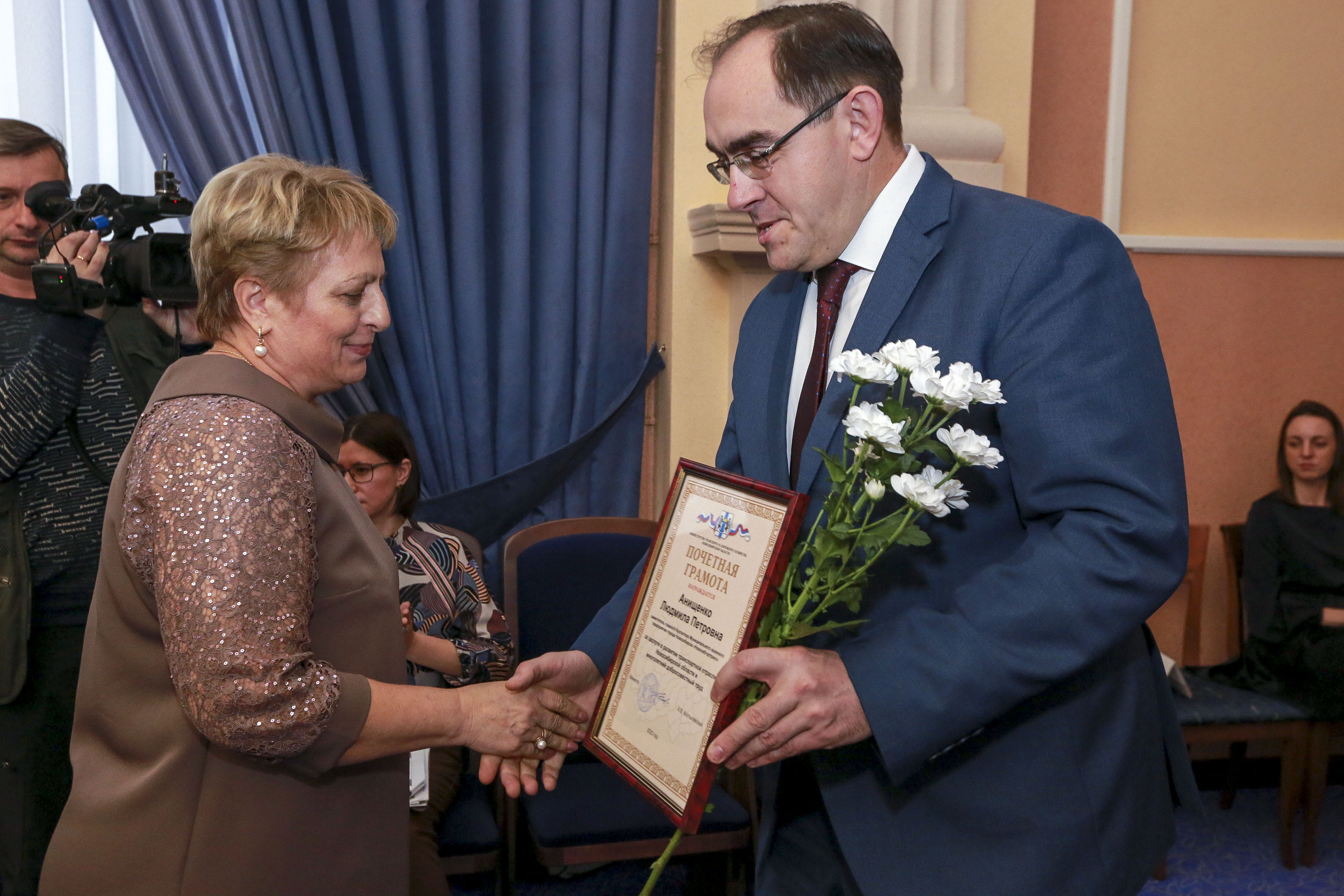 Награждение работников транспортной сферы. 27 октября 2023 года