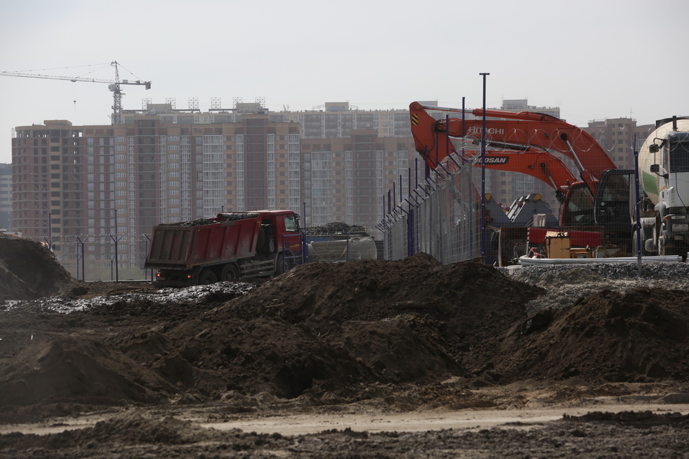 Подготовка к строительству четвёртого моста. Апрель 2020 года