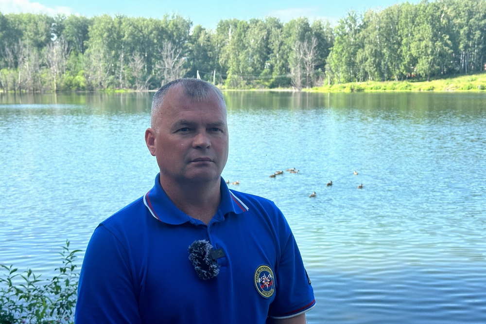 Начальник муниципальной аварийно-спасательной службы Новосибирска Дмитрий Фокин