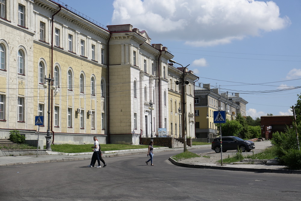 Ремонт дороги на улице Добролюбова (22.06.2022)