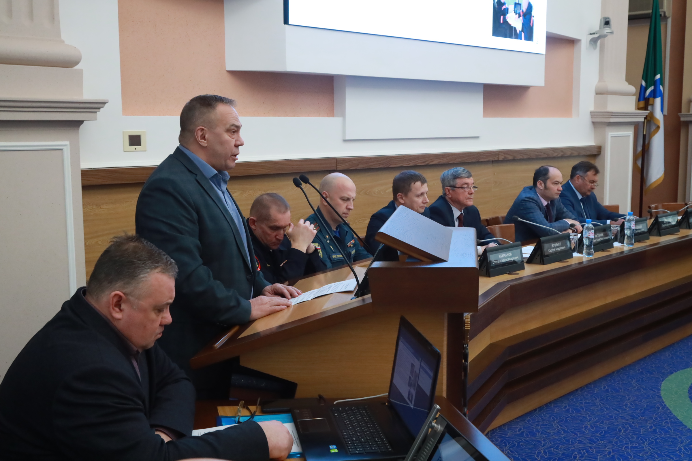 На подведении итогов работы департамента по ЧС и взаимодействию с административными органами мэрии Новосибирска