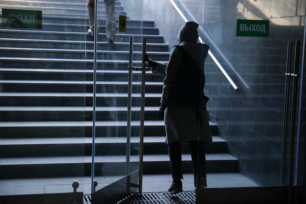 Переход на площади Ленина после ремонта. Апрель 2021 года