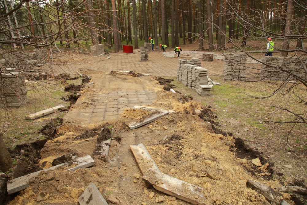 Благоустройство Заельцовского парка. Май 2021 года