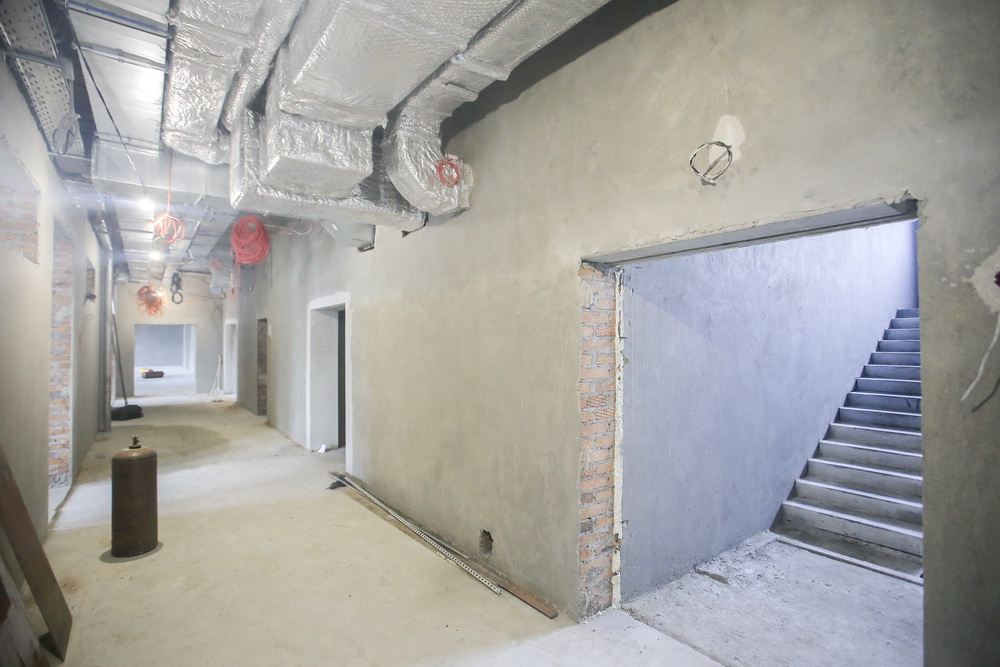 Строительство новой школы на Михаила Немыткина. Ноябрь 2020 года