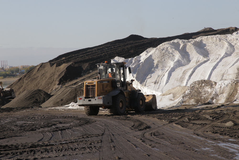 Подготовка противогололёдной смеси