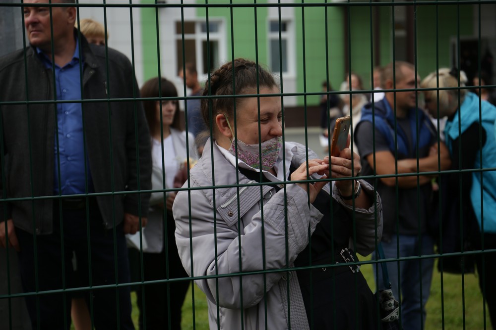 На торжественной линейке в школе №51