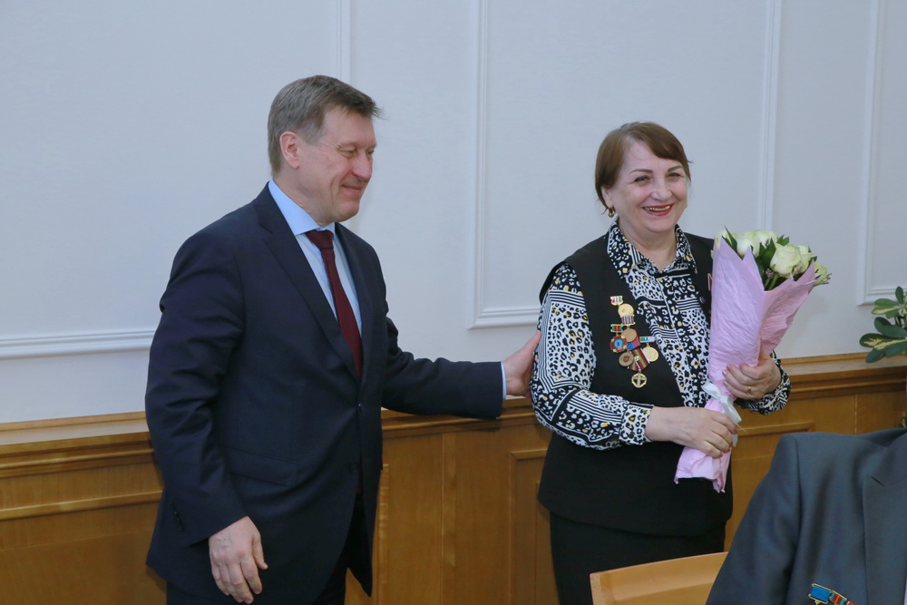 Встреча мэра Анатолия Локтя с ликвидаторами аварии на ЧАЭС