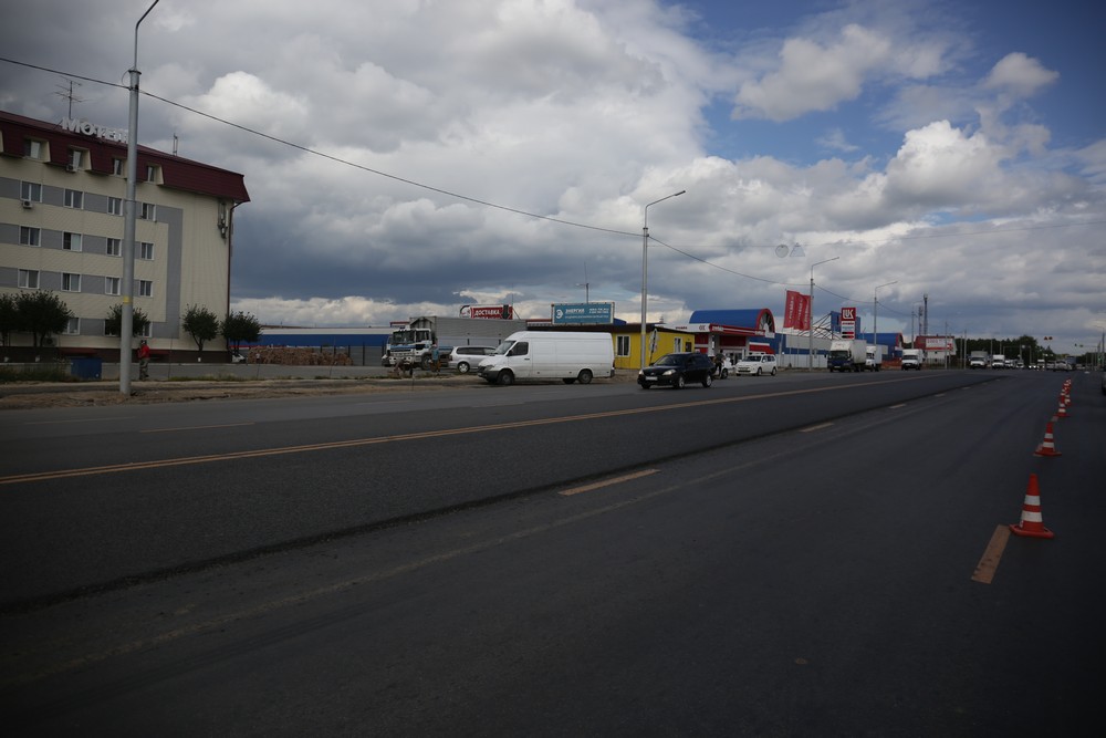 Реконструкция Гусинобродского шоссе (июль 2020 года)