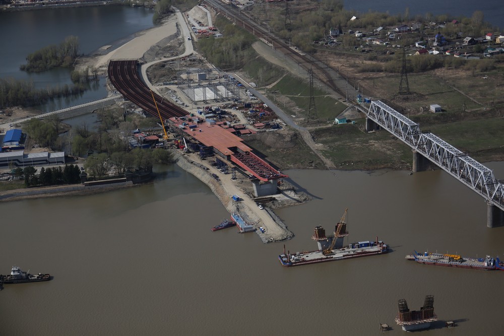 Строительство четвёртого моста. 7 мая 2021 года