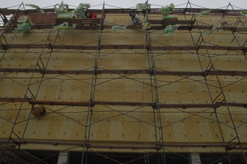 Стройка школы №54. Ноябрь 2022 года