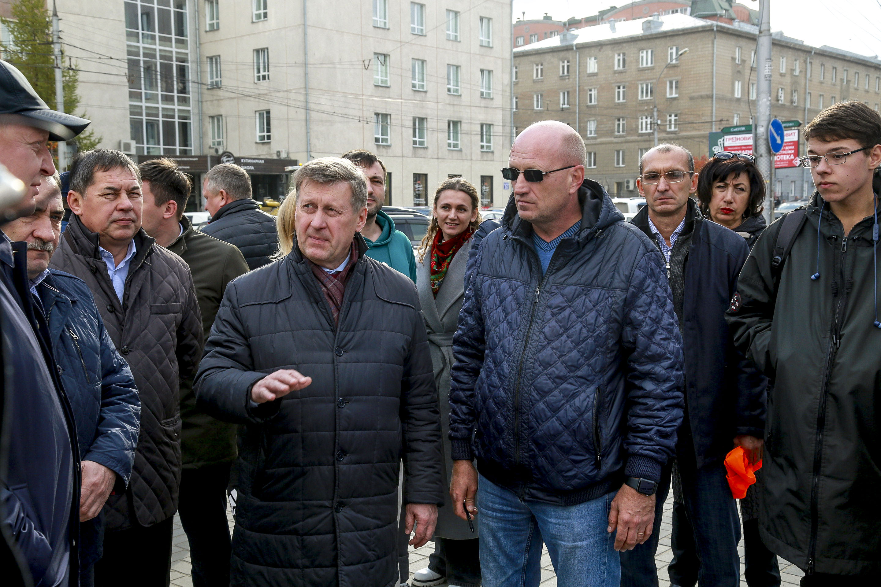 Завершающая стадия ремонта на проспекте Маркса. 12 октября 2022 года