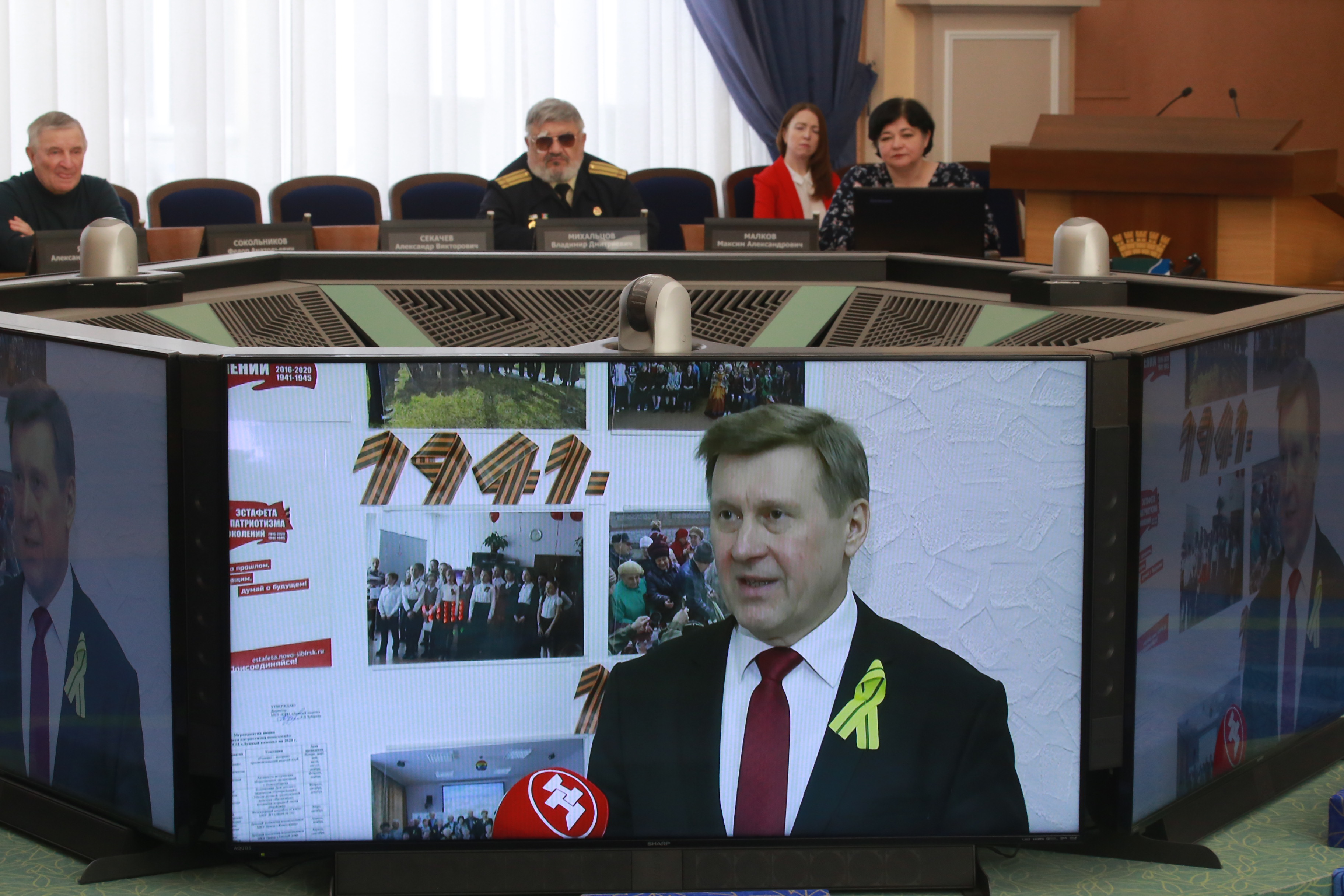 На заседании оргкомитета «Эстафеты патриотизма поколений»