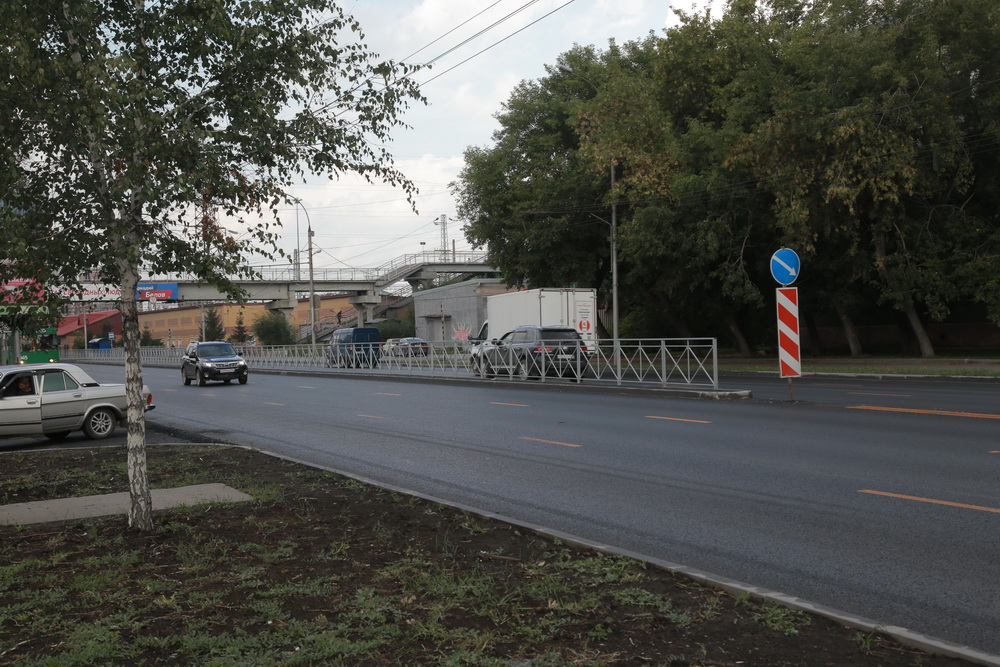 Завершающий этап ремонта на Владимировской (август 2020 года)