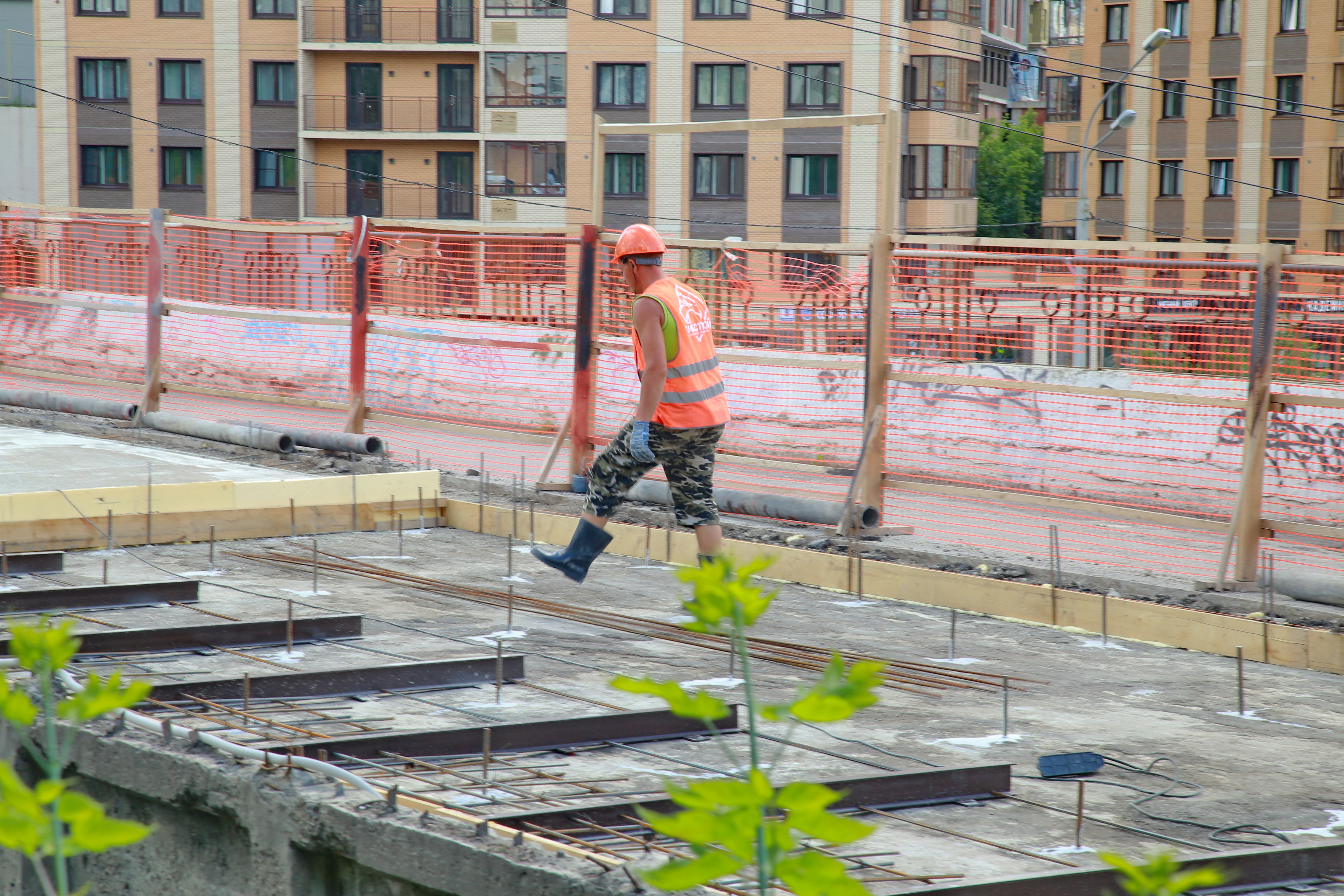 Ремонт Сибревкомовского моста. Июль 2022 года