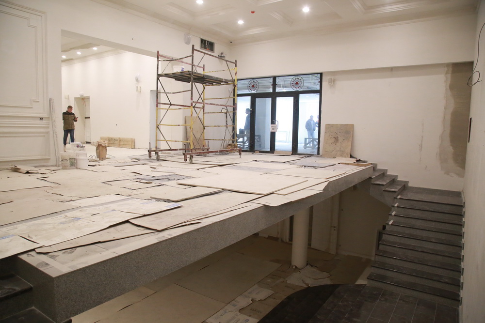 Реконструкция здания для театра Афанасьева. Июнь 2022 года