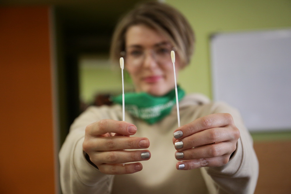 Наборы для сдачи мазка из-за щеки