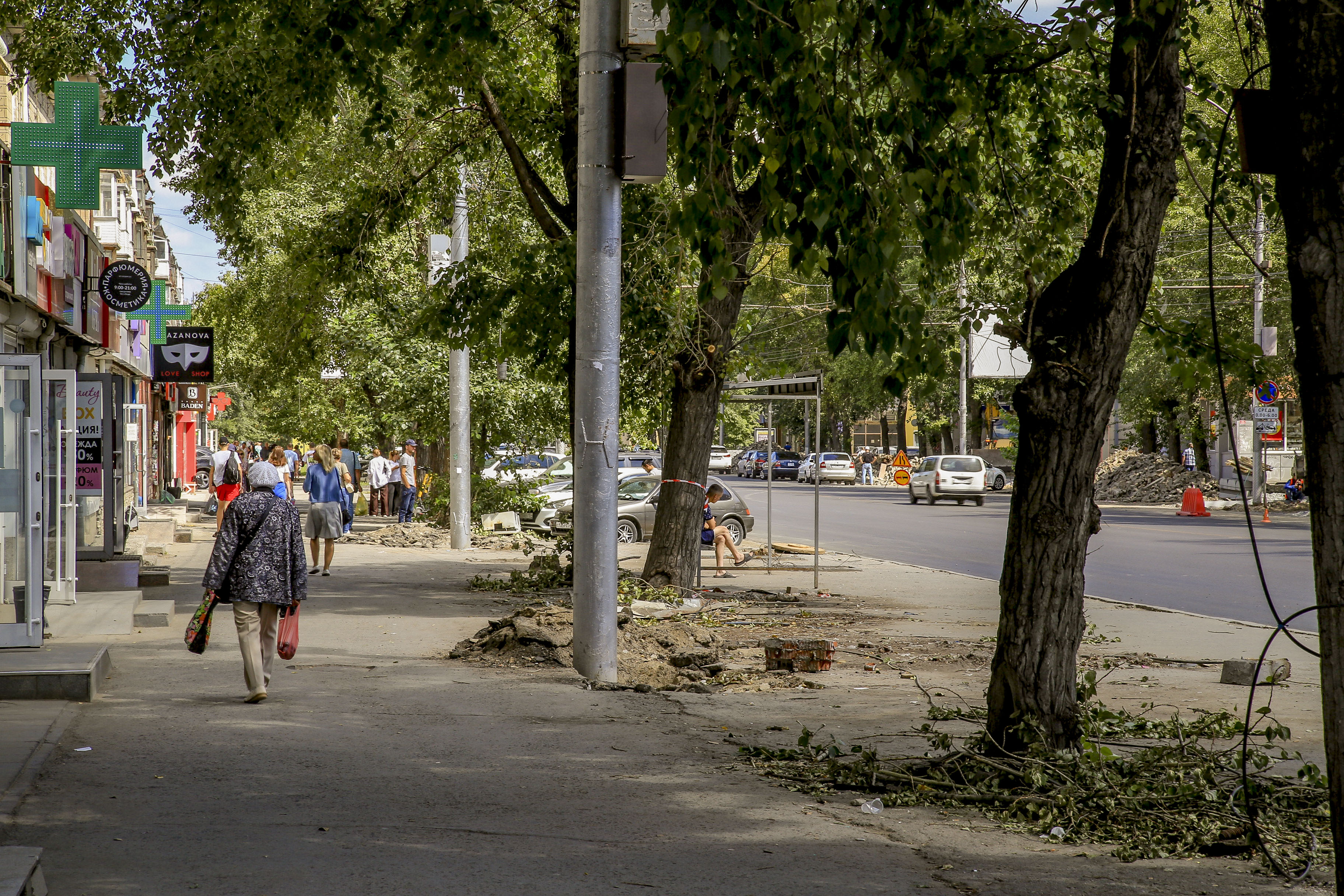 Ремонт проспекта Маркса (август 2022 года)