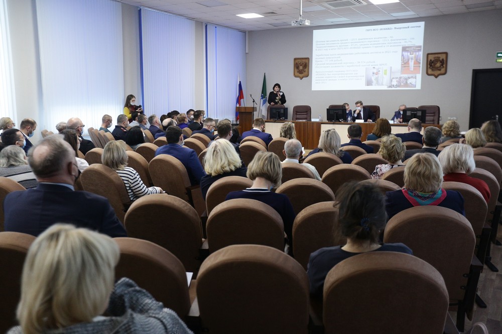 На подведении итогов 2021 года в Калининском районе