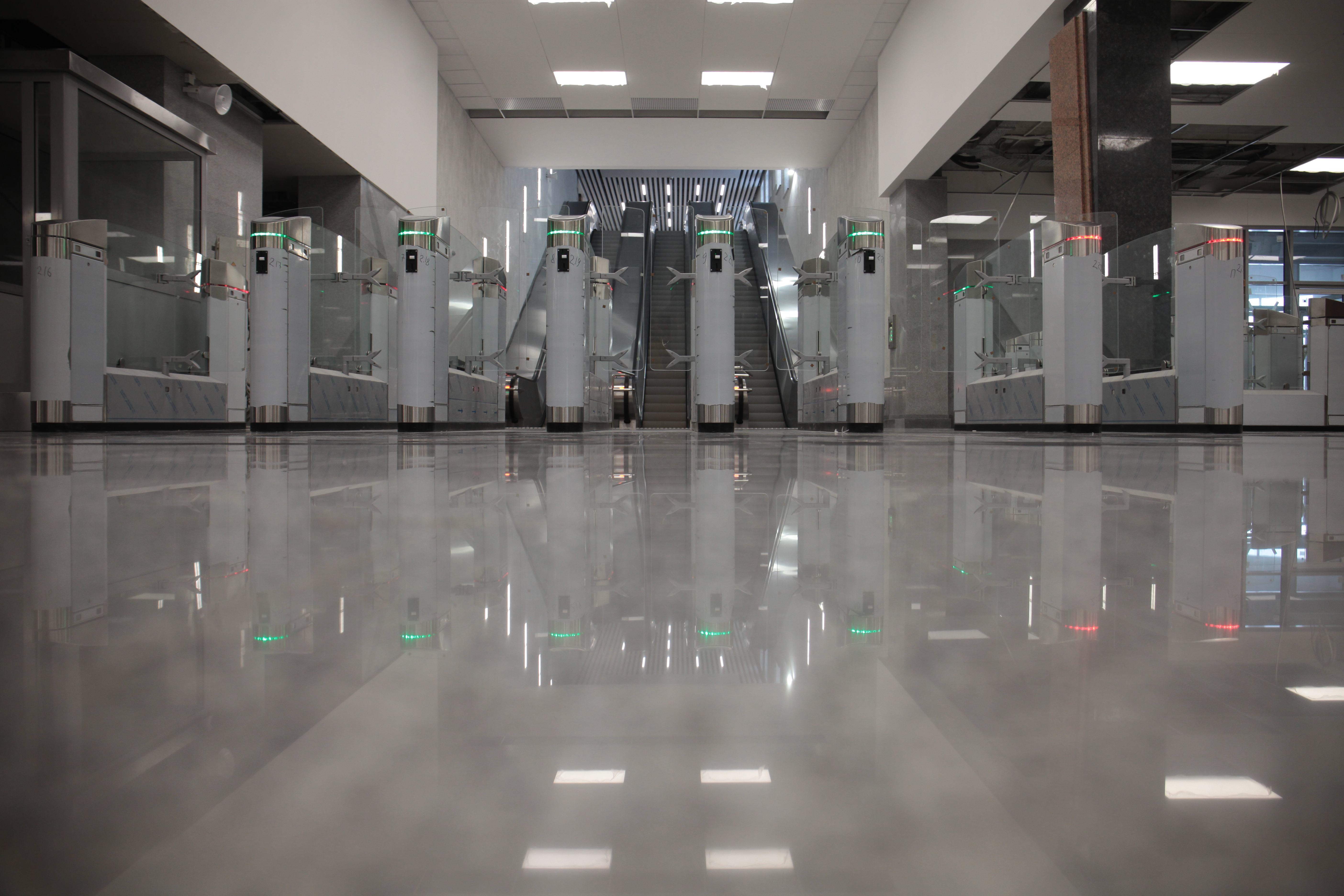 Станция метро «Спортивная». Январь 2023 года