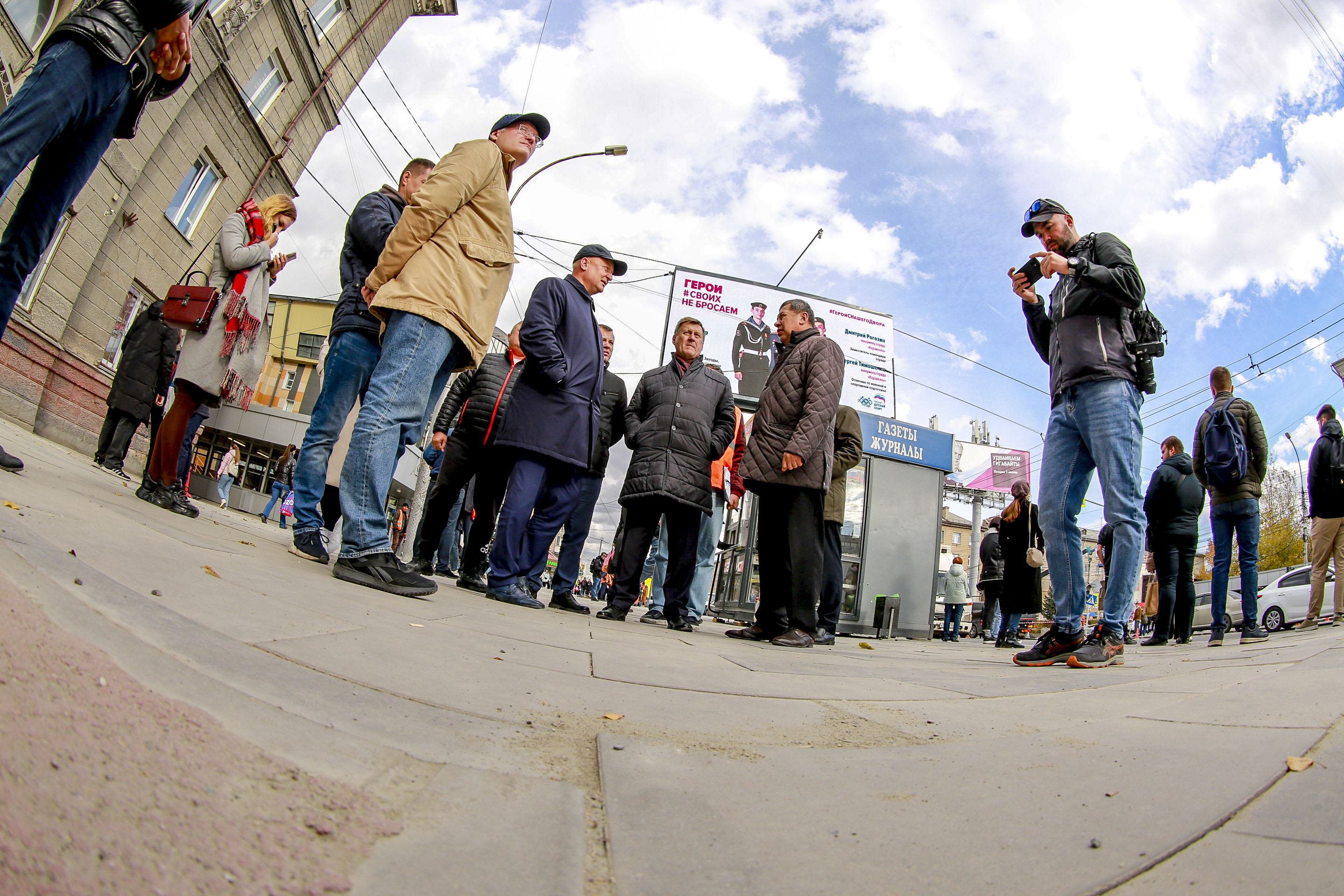 Завершающая стадия ремонта на проспекте Маркса. 12 октября 2022 года