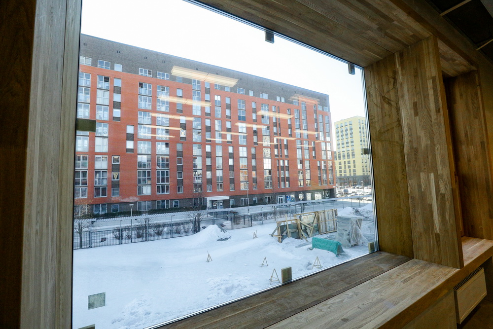 Строительство школы в «Европейском береге». Март 2022 года