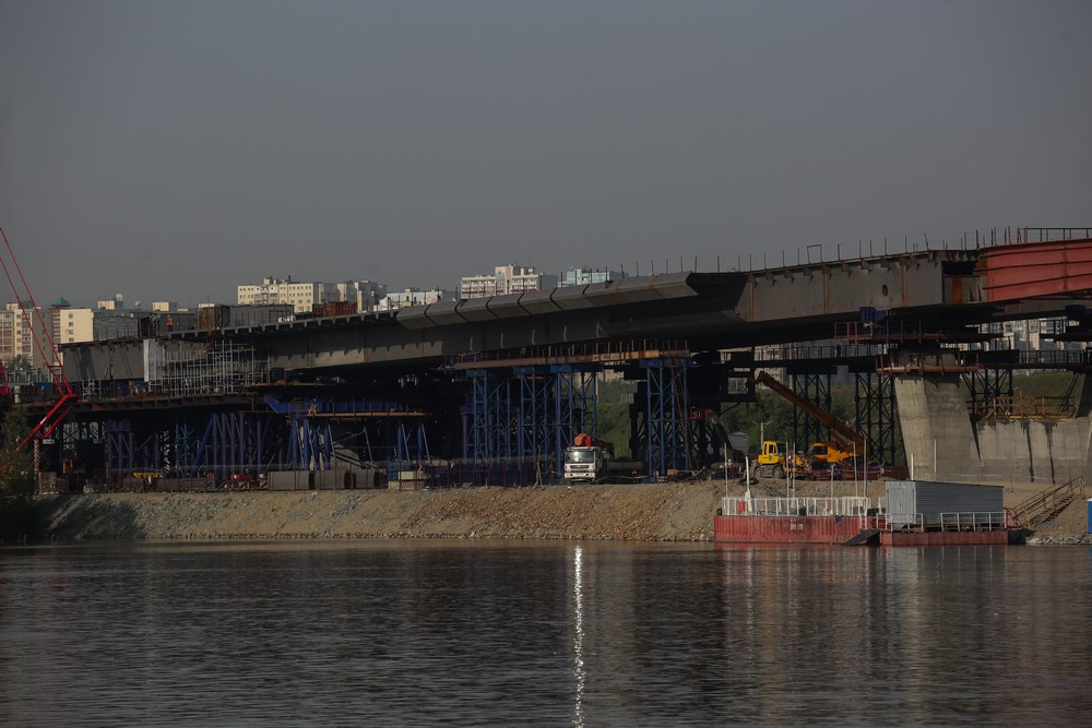 Строительство четвёртого моста. 26 мая 2021 года